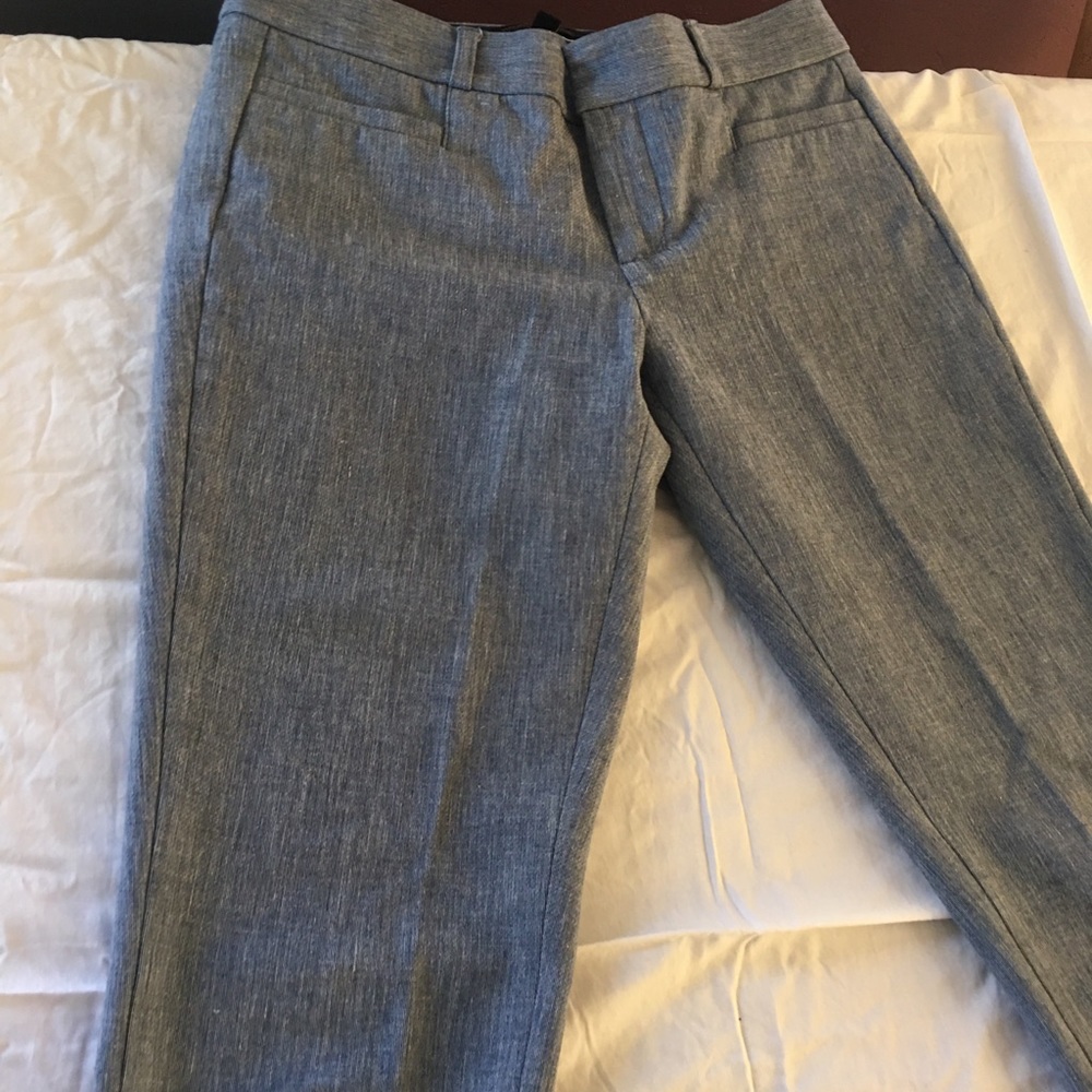Sloan style Banana Republic stretch cotton capris